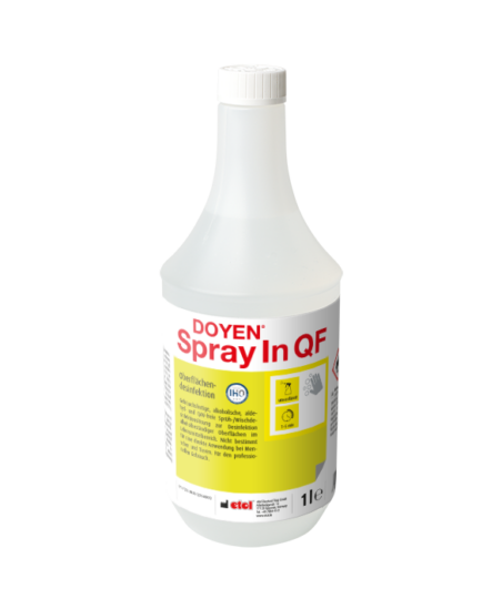 Doyen Spray In QF 12x1l - Gebrauchsfertiges, alkoholisches Flächendesinfektionsmittel, aldehyd- und QAV-frei Doyen Spray In QF 12x1l - Gebrauchsfertiges, alkoholisches Flächendesinfektionsmittel, aldehyd- und QAV-frei