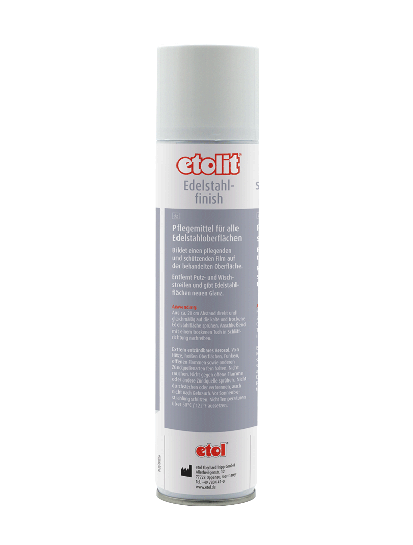 etolit Edelstahlfinish 1x400ml  – Professionelle Pflege für Edelstahloberflächen etolit Edelstahlfinish 1x400ml  – Professionelle Pflege für Edelstahloberflächen