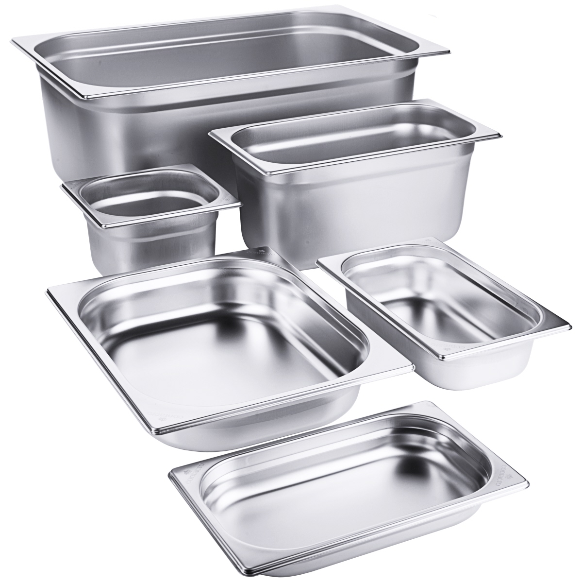 Gastronorm-Behälter, Edelstahl