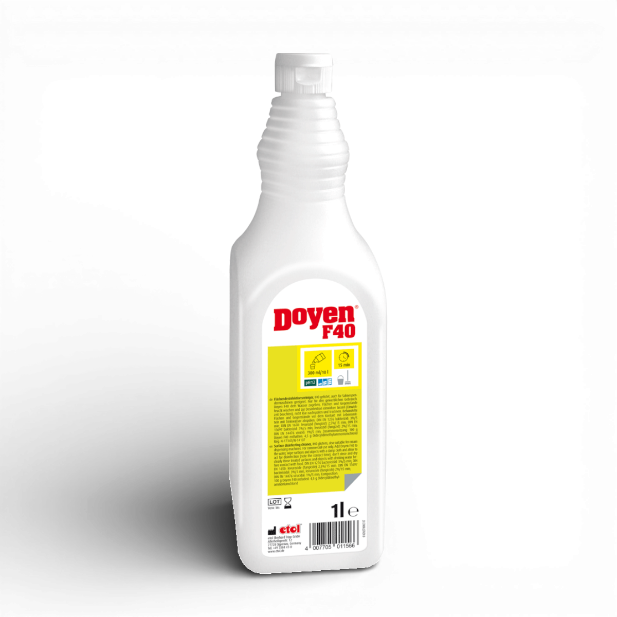 Flasche 1 l Doyen F40 – Produktbild für professionelle Großküchen