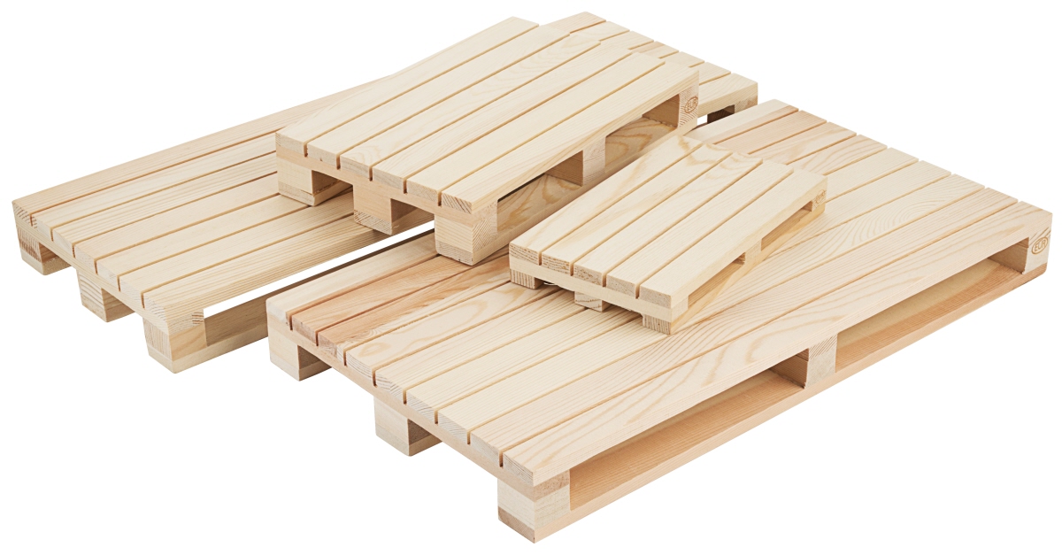 Mini-Serviergeschirr, Holz-