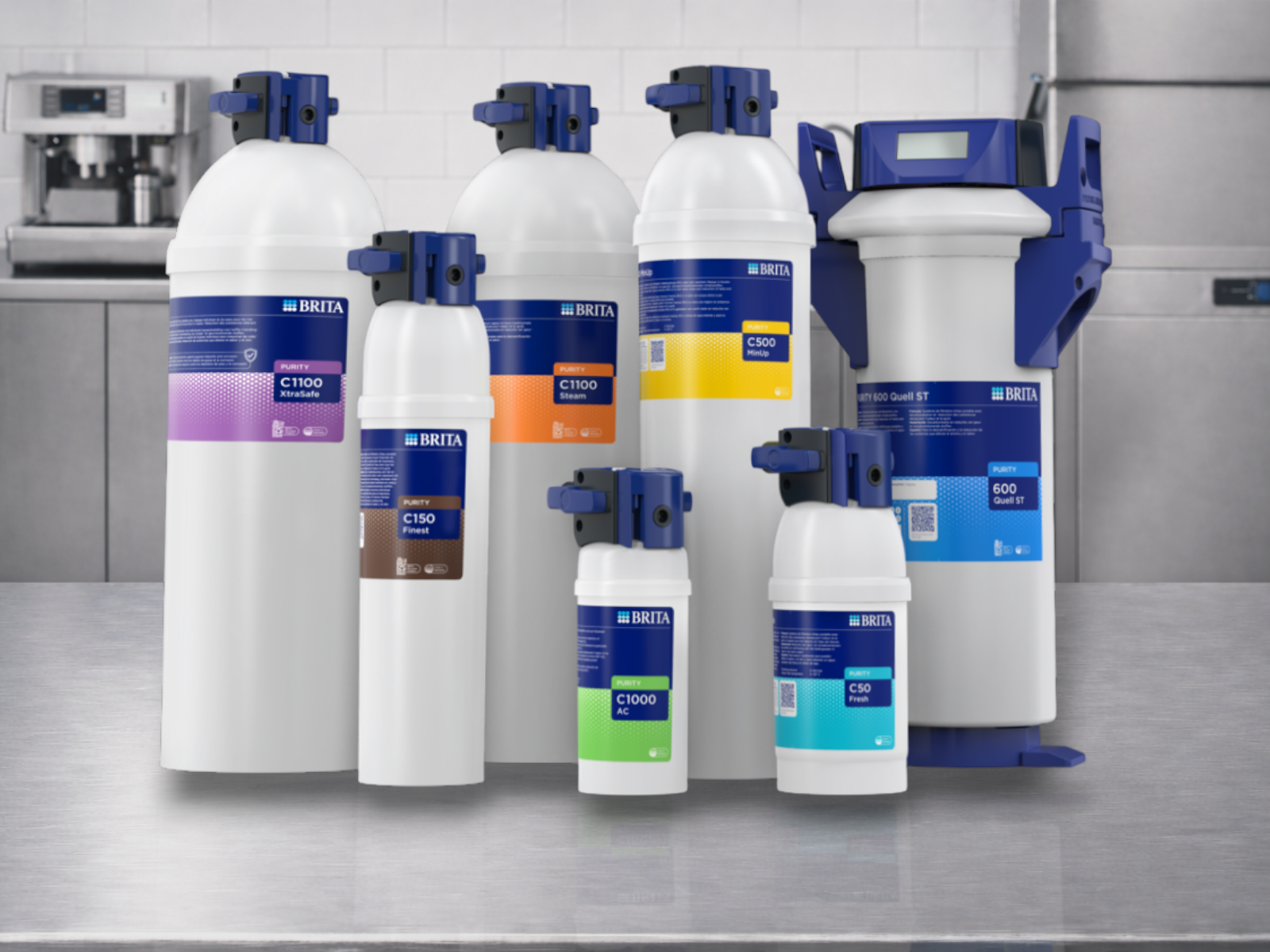 Kat Filterkomplett – Wasserfilter und Wechselkartusche für gewerbliche Küchentechnik