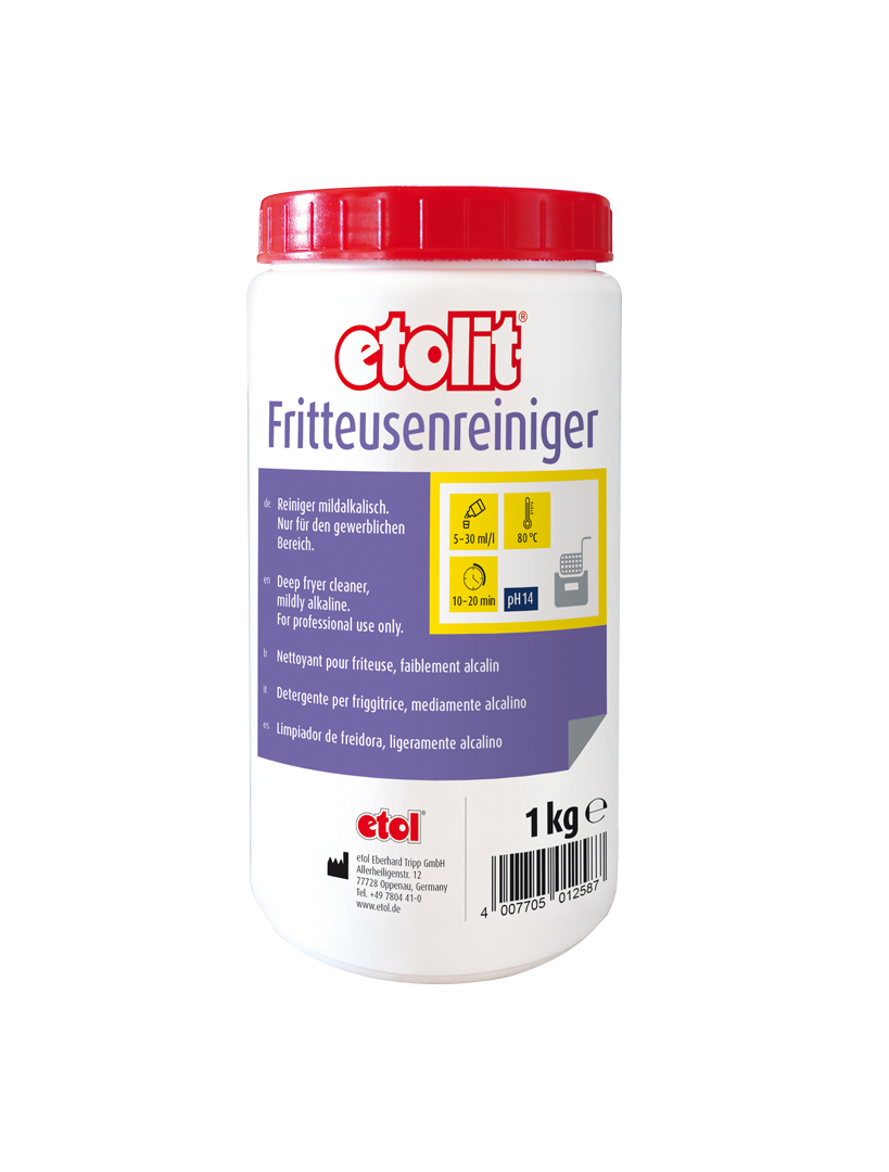 etolit Fritteusenreiniger 6x1kg – Reiniger mildalkalisch