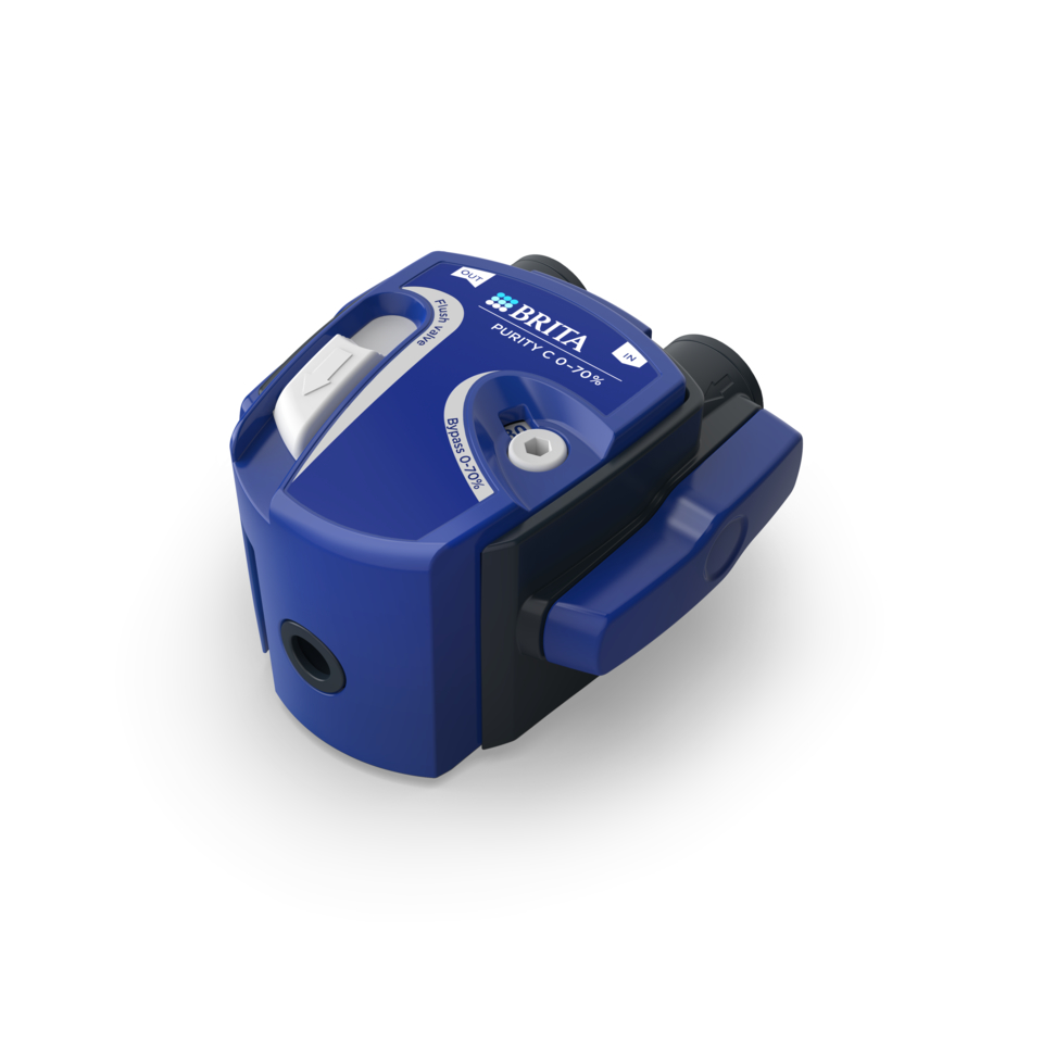 BRITA PURITY C Filterkopf 0–70 % – John Guest 8 mm