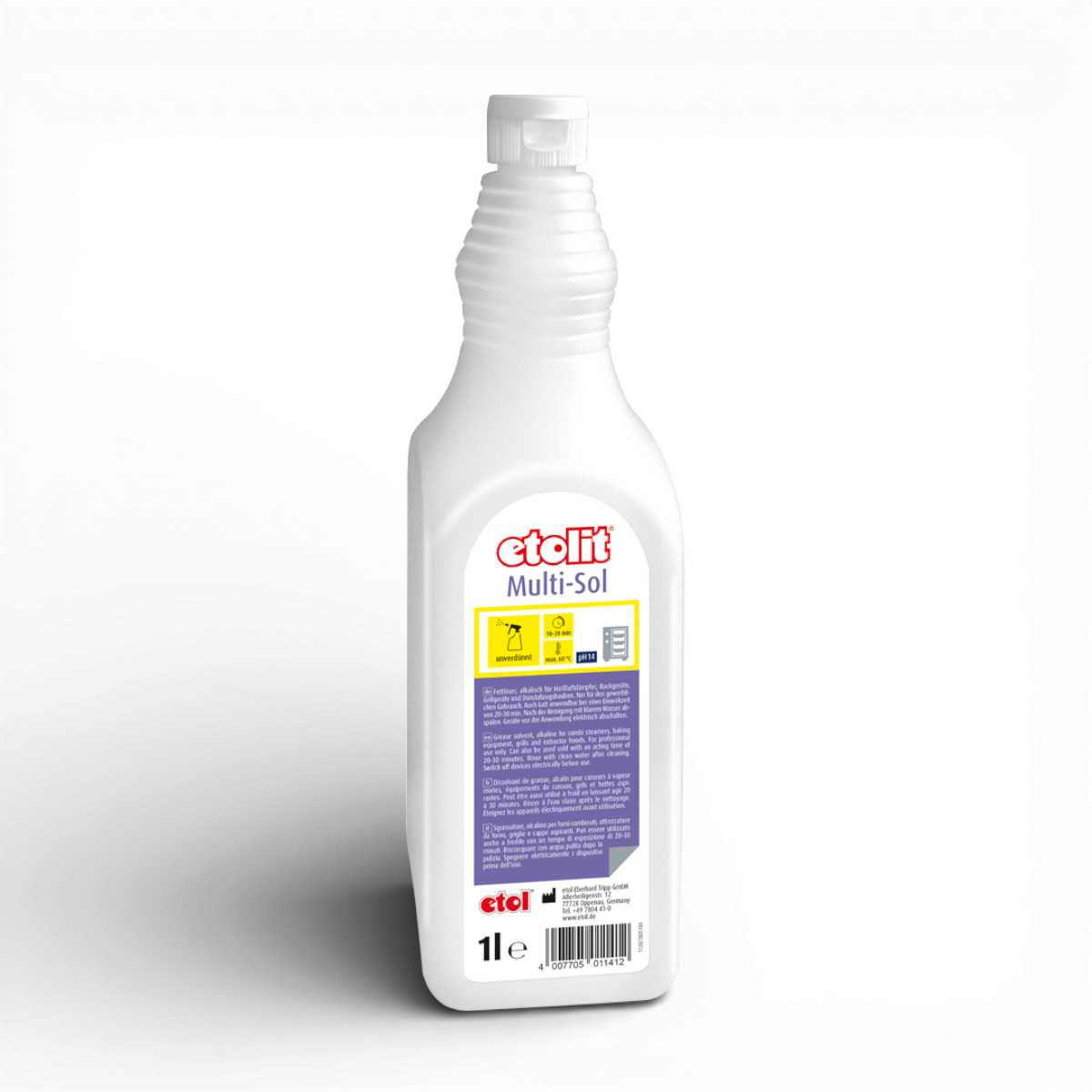 Etolit Flasche 1 l Multi Sol – Produktbild für professionelle Großküchen