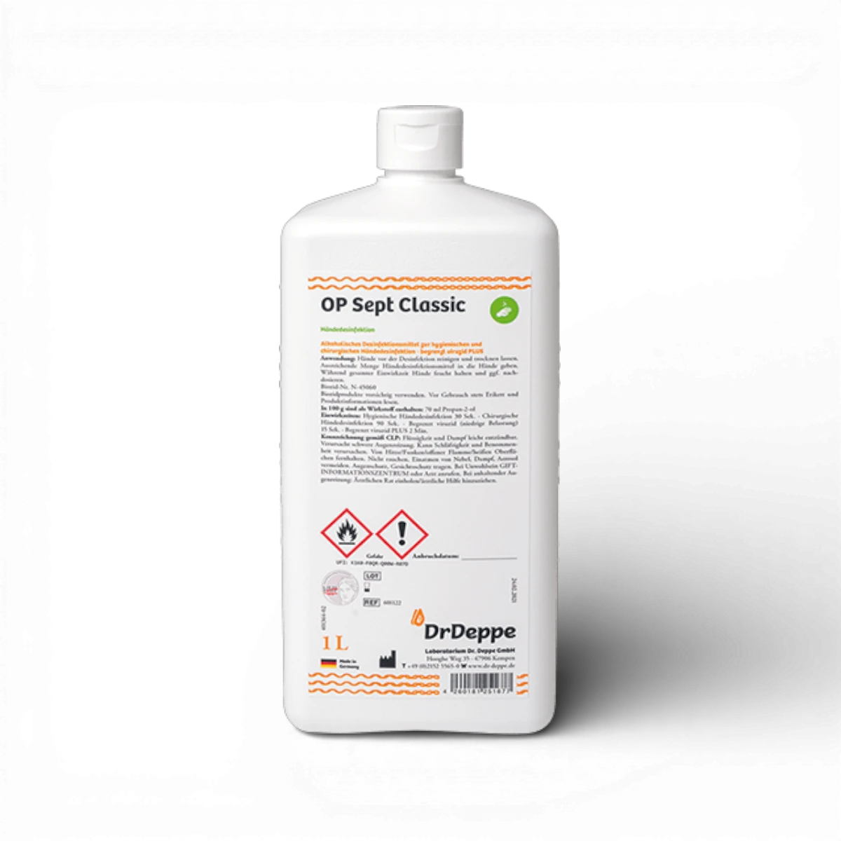 OP Sept Classic 10x1l – Alkoholisches Händedesinfektionsmittel, VAH / IHO gelistet