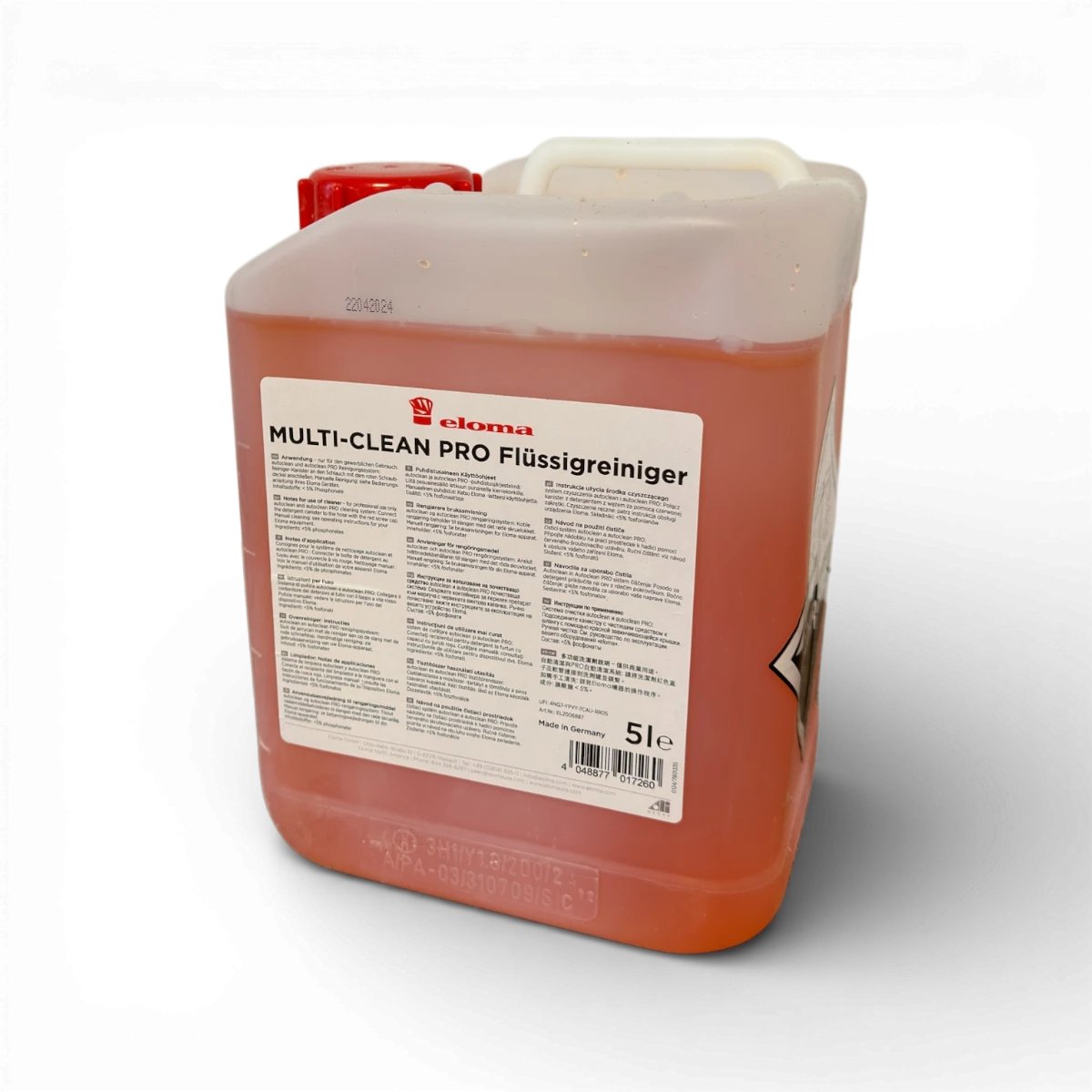 Eloma Multi-Clean PRO Spezialreiniger 5l - Reiniger für autoclean und manuelle Reinigung Kopie